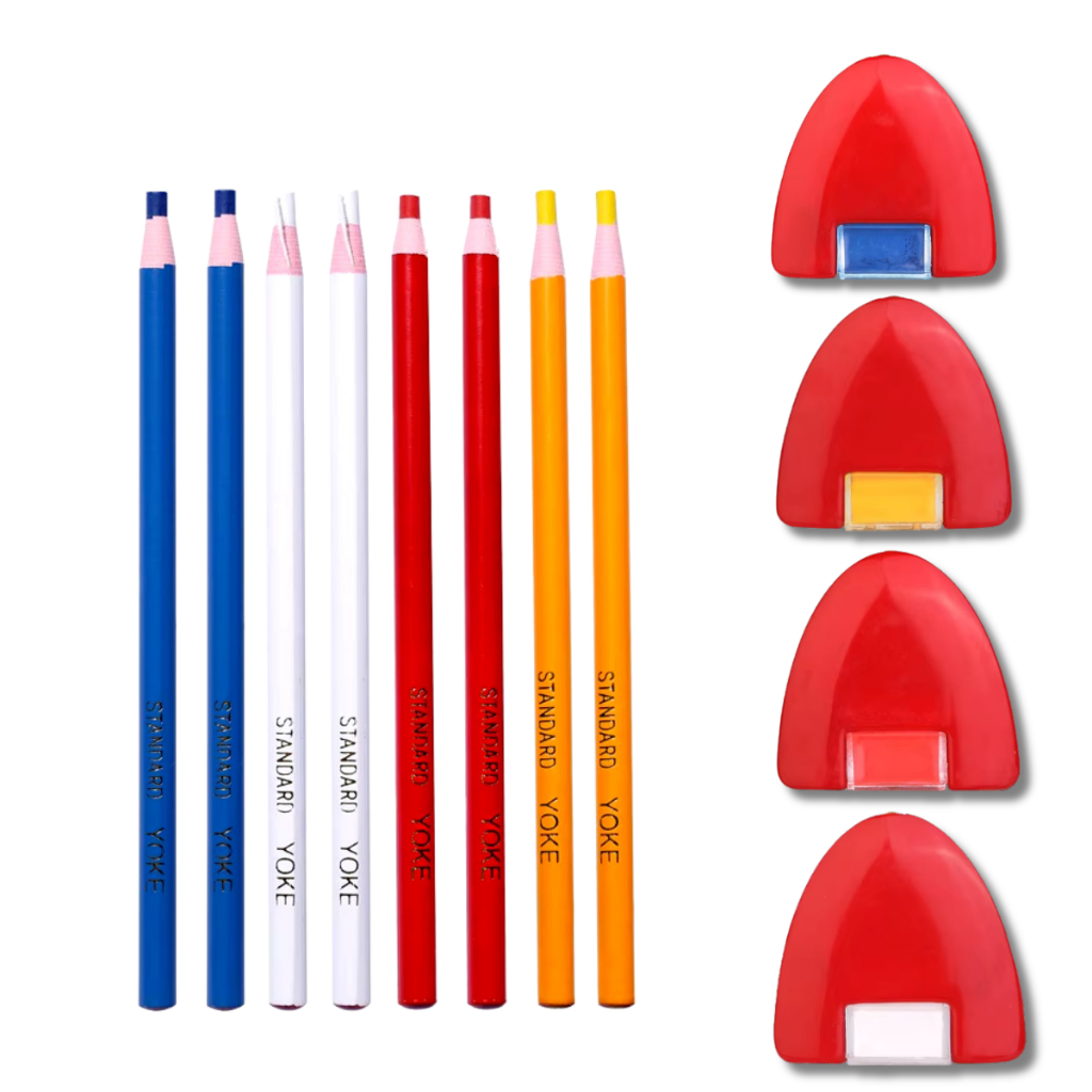 Kit Lápis + Giz em Pó de Alfaiate para Costura e Modelagem