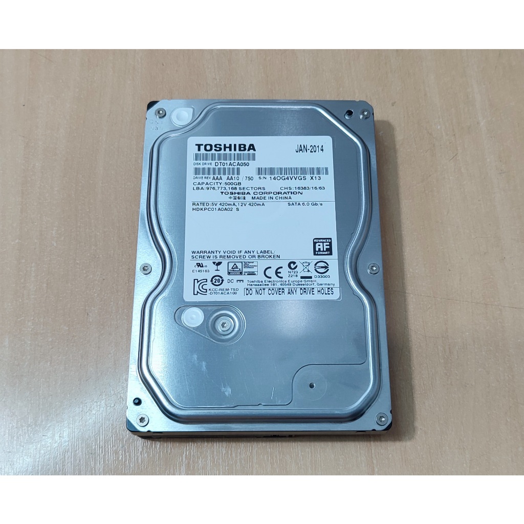 Disco rígido interno Toshiba Sata 3.0 500 Gb 7200 Rpm Disco rígido prateado