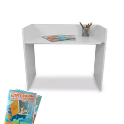 Escrivaninha Organizadora Pequena Madeira Infantil Brinquedo Quarto Organização Kit Livro Educativo