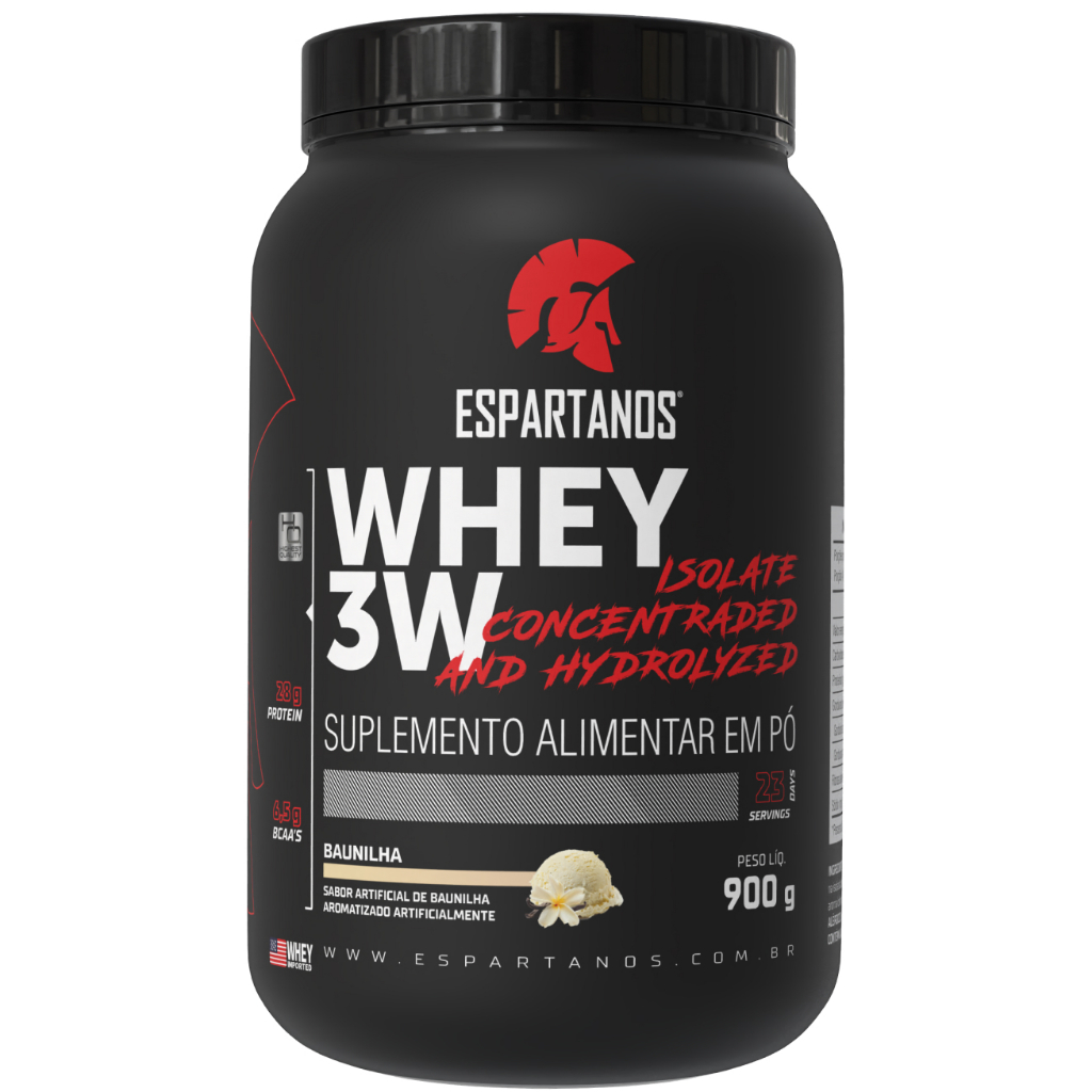 Whey Proteína 3W 900G - Espartanos