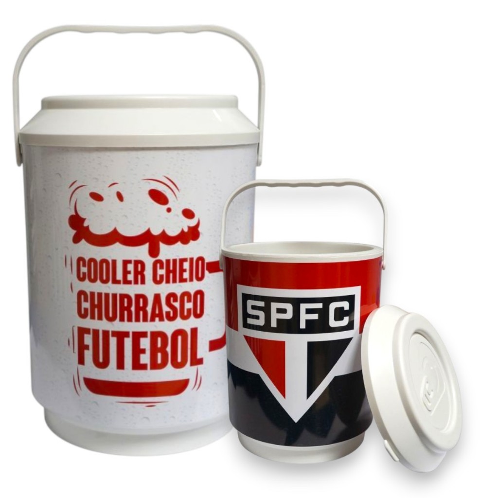 COOLER OFICIAL SÃO PAULO - 10 LATAS em Oferta na Shopee