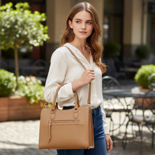 bolsa tote Feminina LaytonVivian Transversal E De Mão Grande Capacidade estilosa material 100%PU em Oferta na Shopee