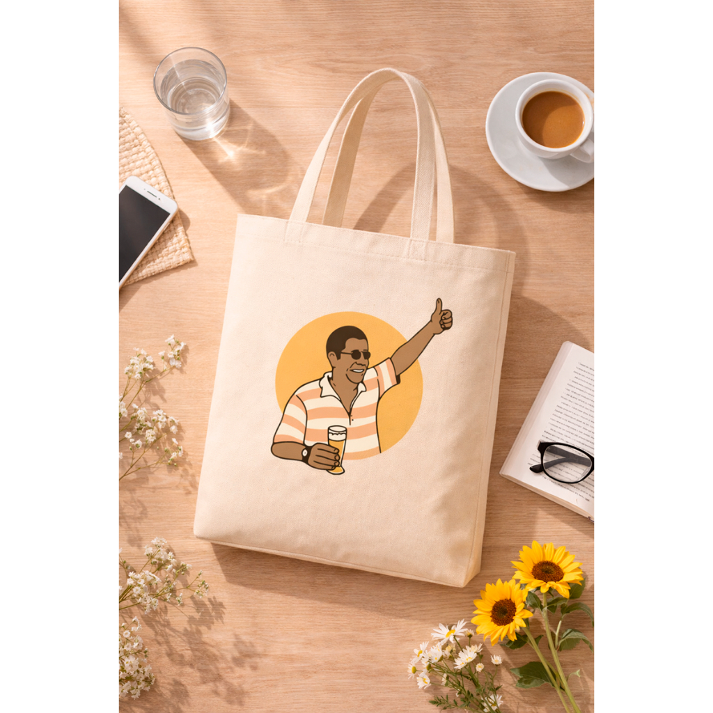 Ecobag Samba Brasileira Algodão Cru Reforçada Bolsa Ecológica Estilo Cultural zeca pagodinho