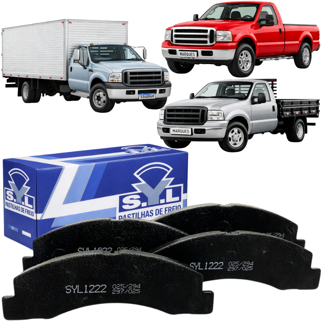 Pastilha De Freio Dianteiro S.y.l Ford F-250, F-350, F-4000