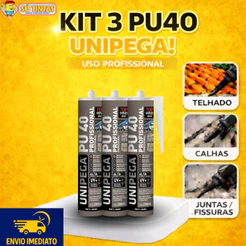 Kit 2 a 5 Selantes Adesivos PU40 Flex Dryko VedaTudo 400g Preto, Alta Performance e Boa Vedação