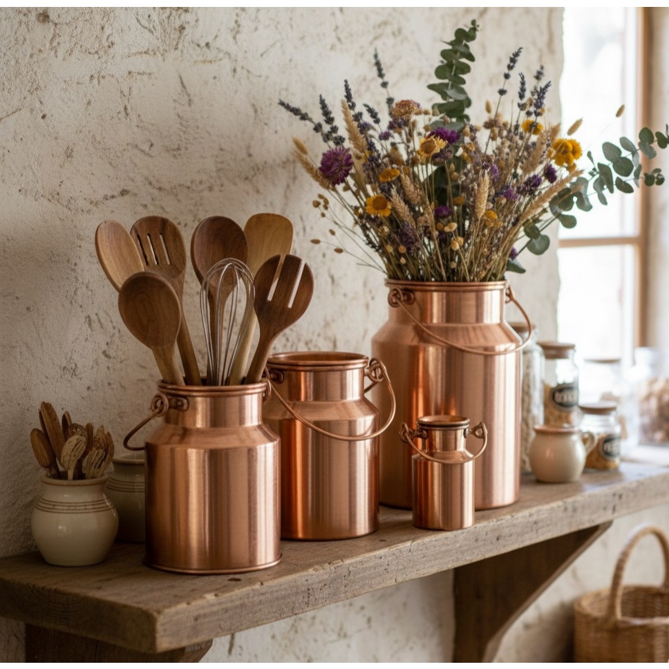 Kit 4 Leiteiras Alumínio Cobre 200ml, 500ml, 1L e 2L em Oferta na Shopee