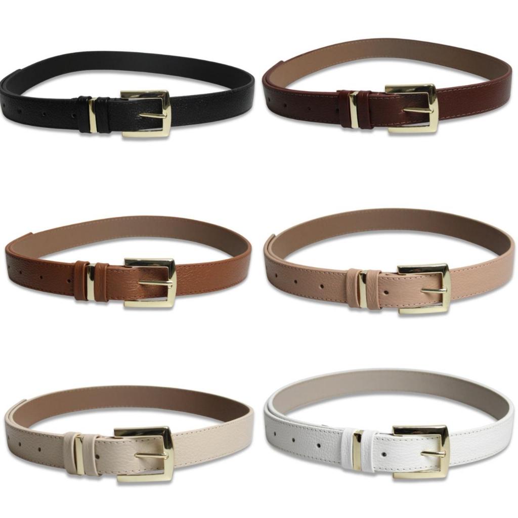 Cinto Feminino COURO LEGÍTIMO Fivela Metal Quadrada 3 Passantes em Oferta na Shopee