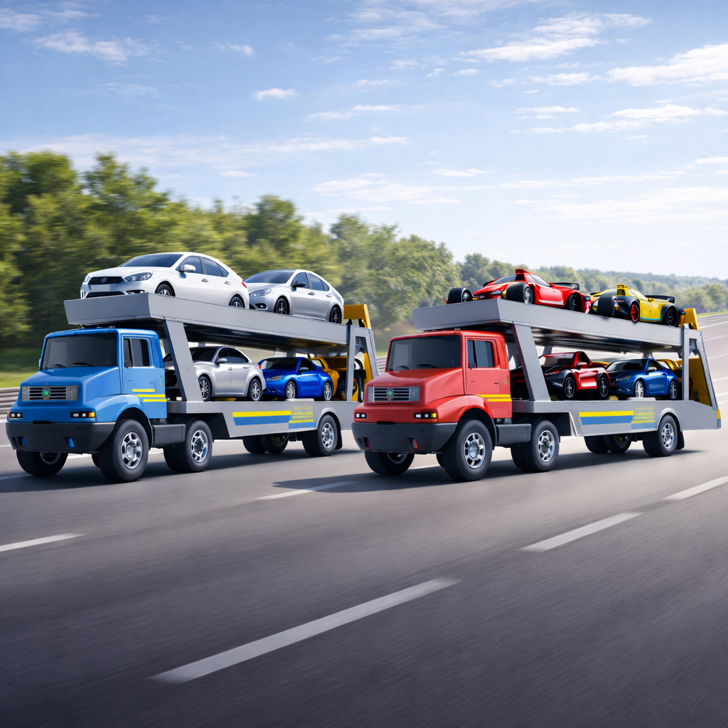 Brinquedo Caminhão Cegonha Carreta Com Formula 1 e Carrinhos Infantil Brinquedo Faz De Conta