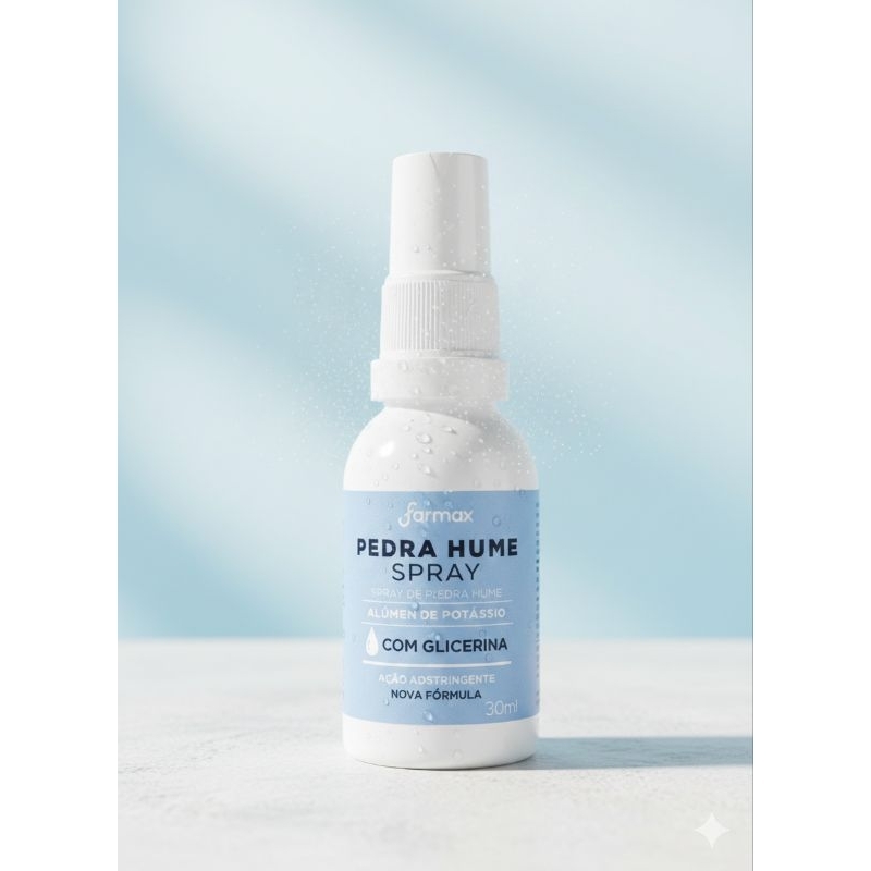Pedra Hume spray,pedra Hume líquida,Hume spray Farmax 30ml em Oferta na Shopee
