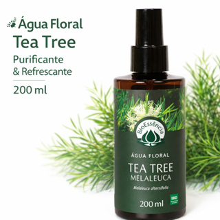 Água Floral Tea Tree Melaleuca Hidrolato Corpo Ambiente Bioessencia 200ml em Oferta na Shopee