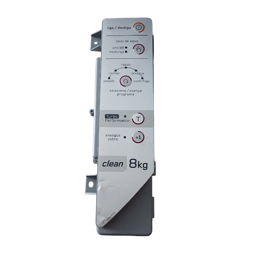 Painel de Controle da Lavadora Brastemp BWC08 W10162698