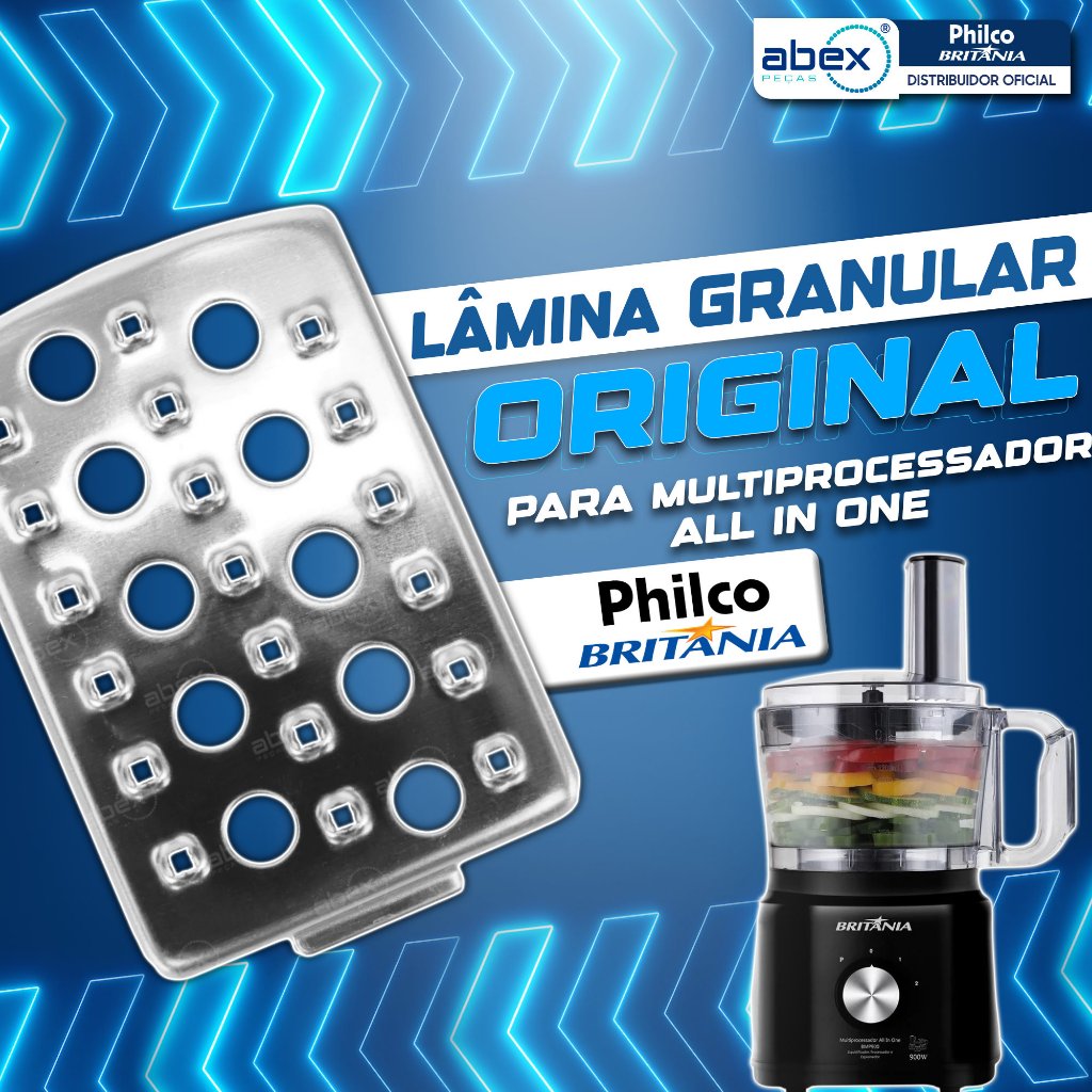 Lamina Para Granular Para Multiprocessador De Alimentos Philco All In One 003821 5,8 cm Original