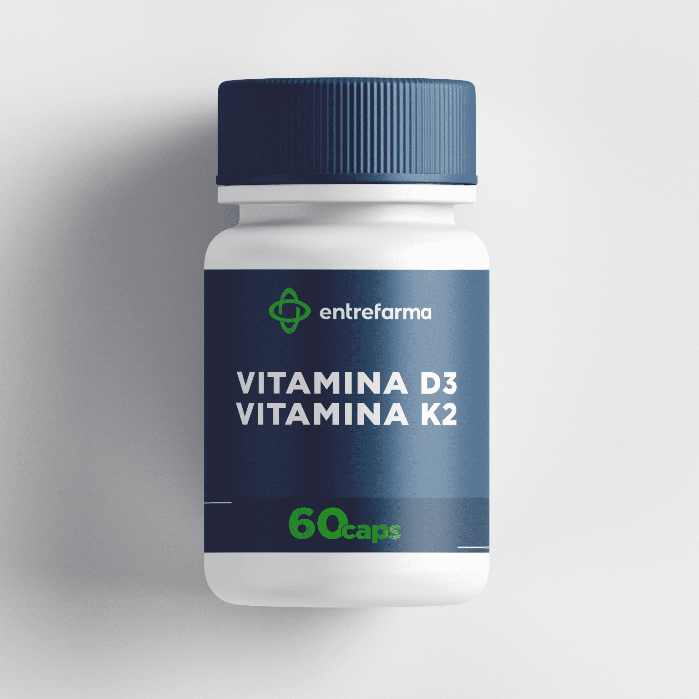 Vitamina D3 2000ui + Vitamina K2 MK7 - 60 Cápsulas
