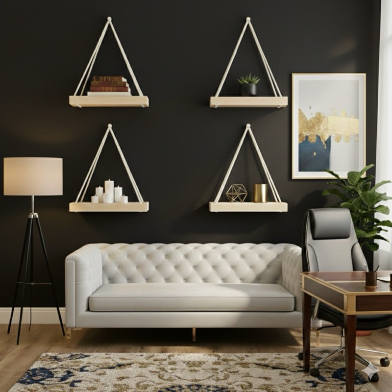 Kit 1 Até 6 Prateleira Decorativa 15x15 Cm Para Plantas Suculentas Artificiais e Enfeites Sala Escritório em Oferta na Shopee