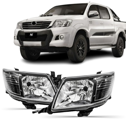 Par/Un Farol Dianteiro Hilux 2012 2013 2014 2015 Fumê