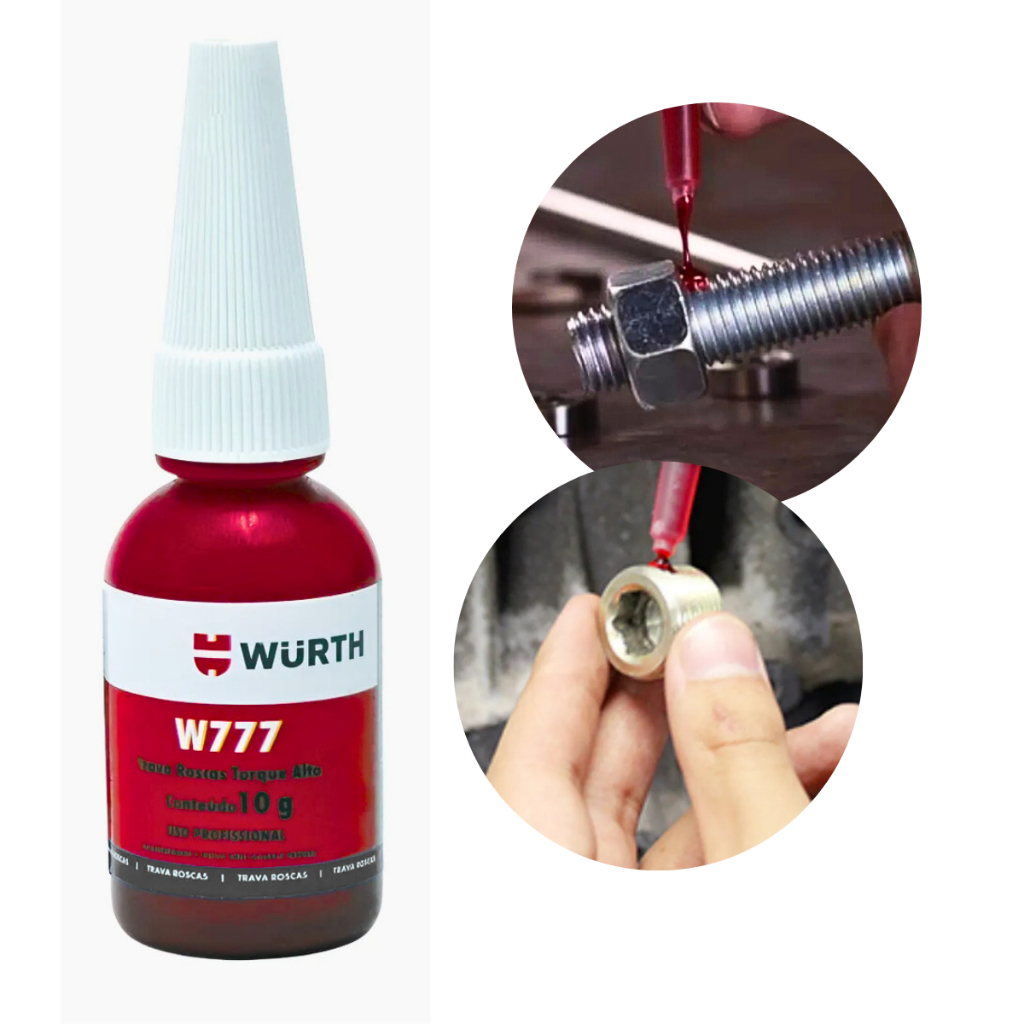 Trava Rosca Veda Juntas Torque Alto  Wurth Alta Viscosidade W777 10g