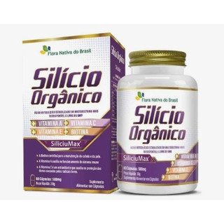 Silício Orgânico 60 Cápsulas - Flora Nativa do Brasil