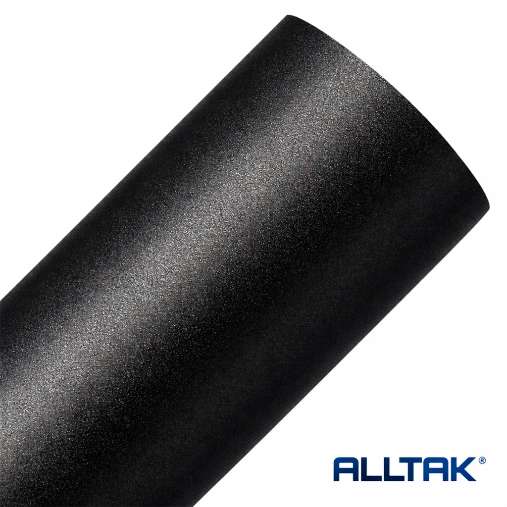 Adesivo Envelopamento Automotivo Jateado Preto Fosco Jateado Black Alltak