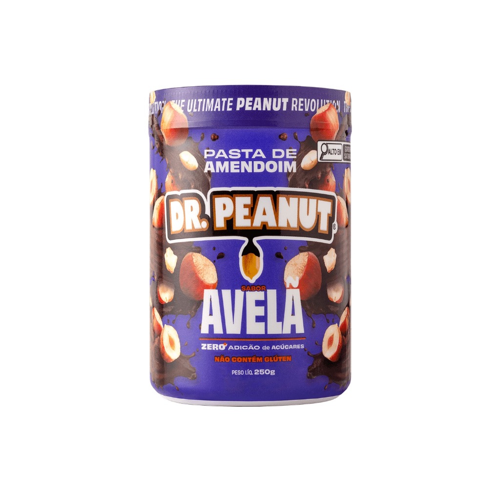 Pasta de Amendoim Dr. Peanut Sabor Avelã 250g em Oferta na Shopee