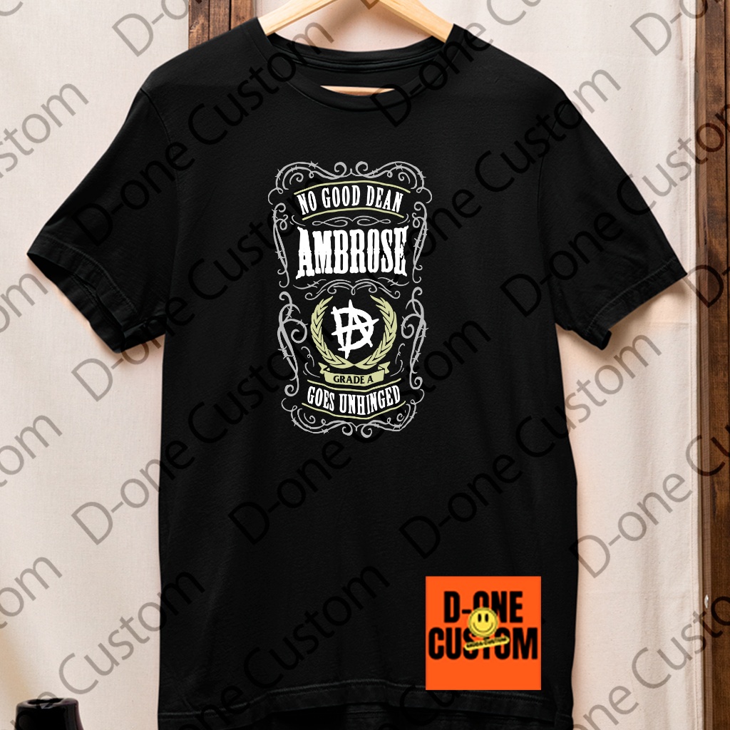 Camisa Camiseta Dean Ambrose No Goode Dean Estilo Urbano Street Arame Farpado Grade A Goes Unhinged