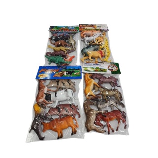 Kit 06 Animais Fazenda Emborrachados em Oferta na Shopee