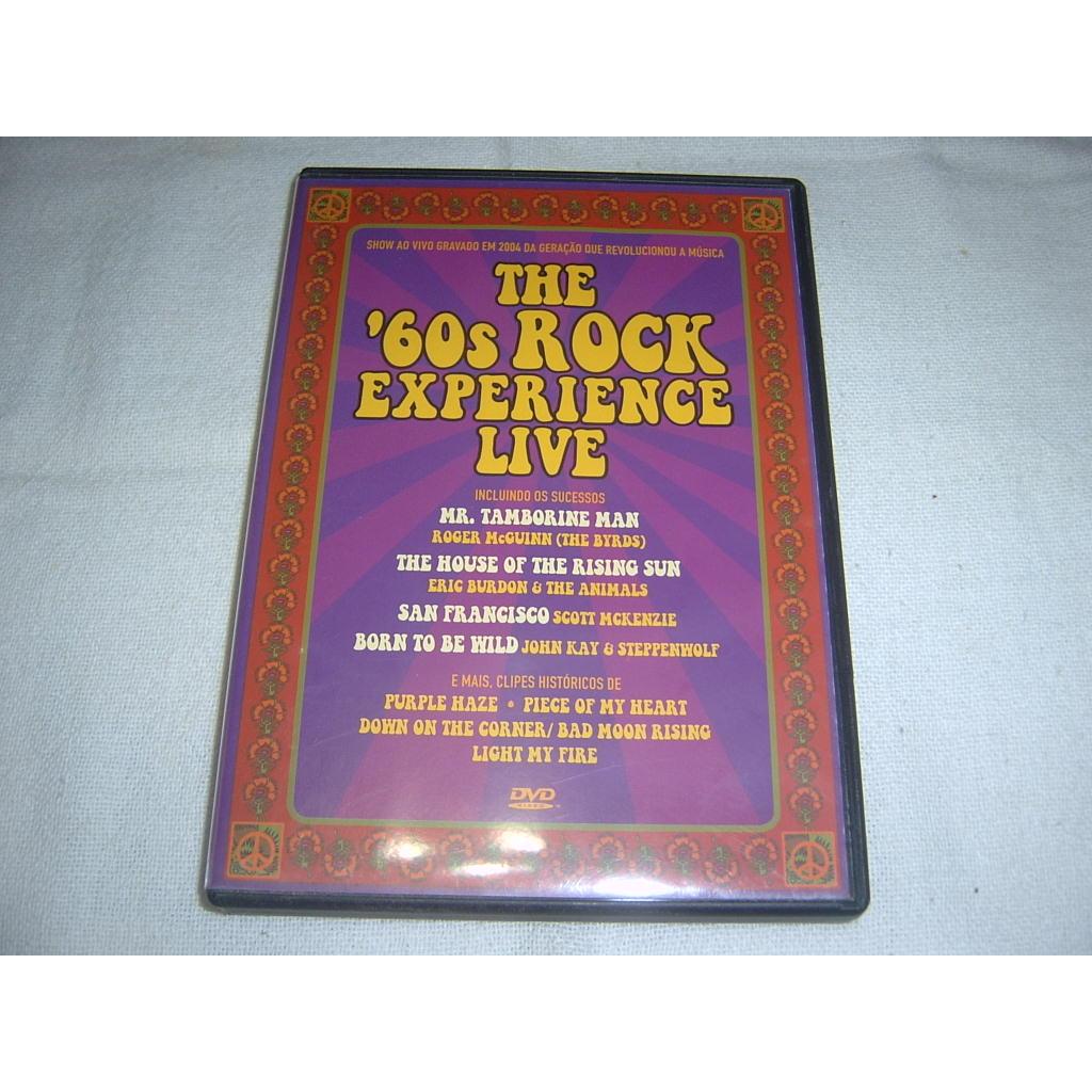 Dvd The 60's Rock Experience Live - Vários Artistas, 2006 Original