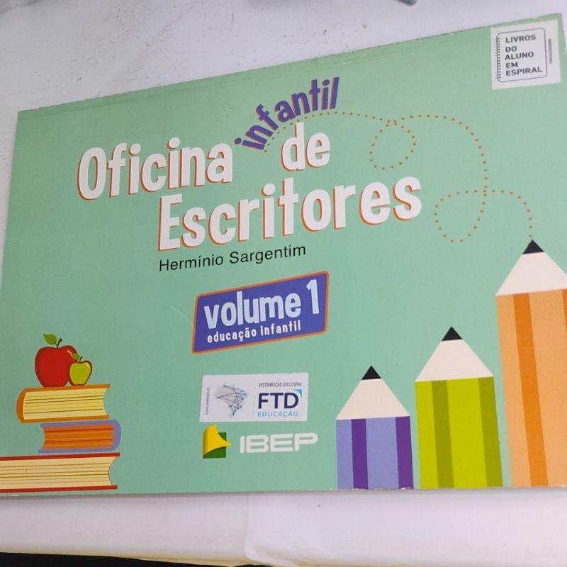 Oficina De Escritores Infantil Volume 1 Educação Infantil Livro do Professor