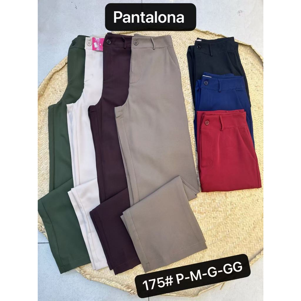 YAN FASHION Calça Pantalona Feminina Alfaiataria Cintura Alta Tecido Leve Social Elegante em Oferta na Shopee