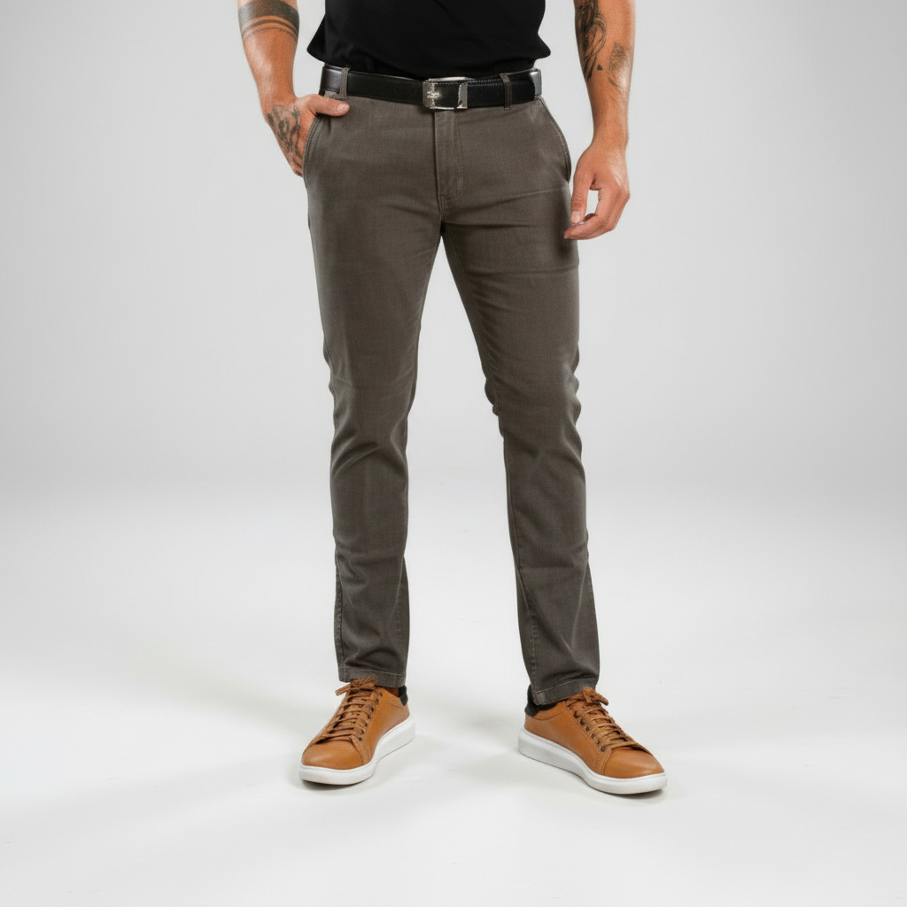 Calça Social Sarja Masculina Esporte Fino em Oferta na Shopee