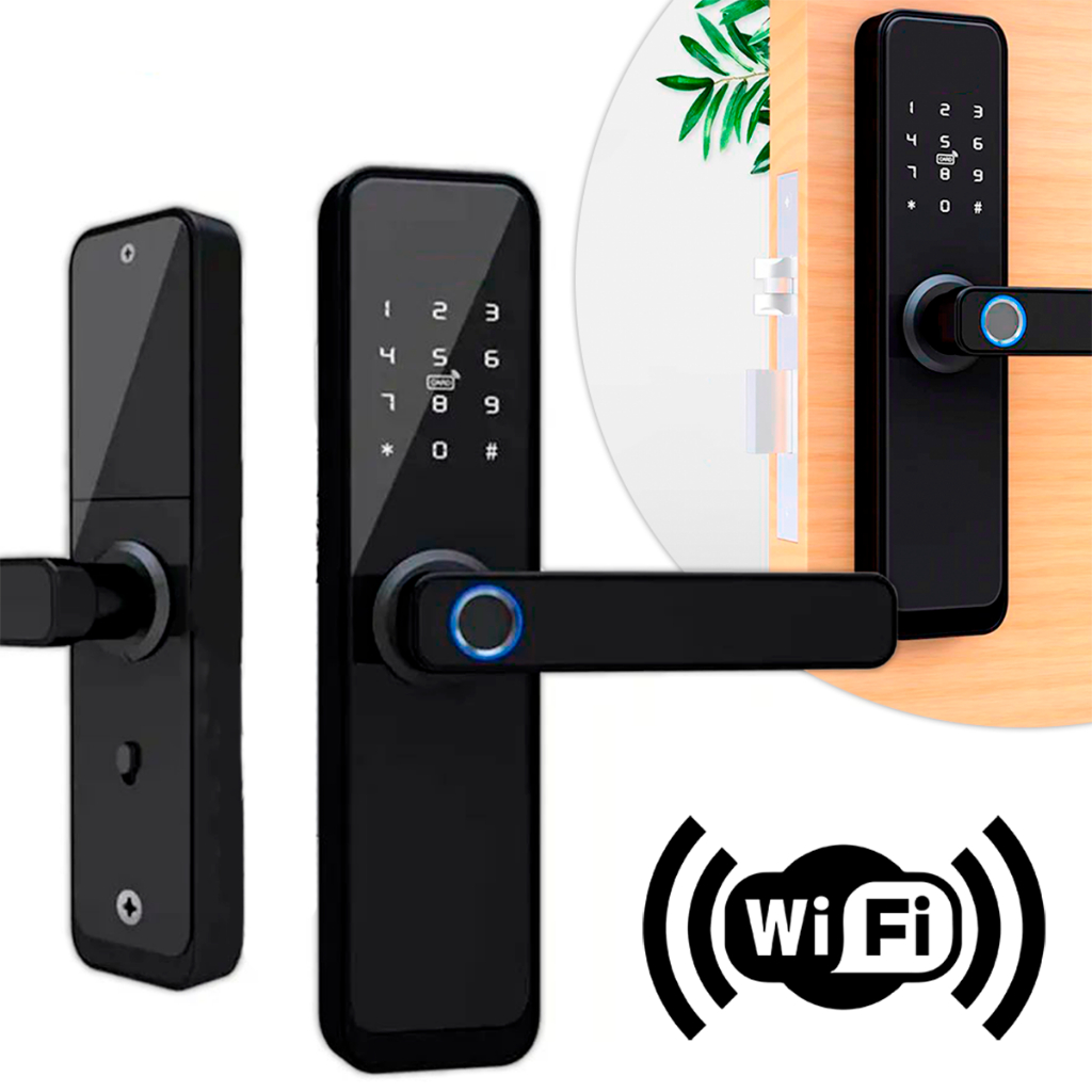 Fechadura Eletronica Digital Senha Biometria Cartao Preto ASUS em Oferta na Shopee