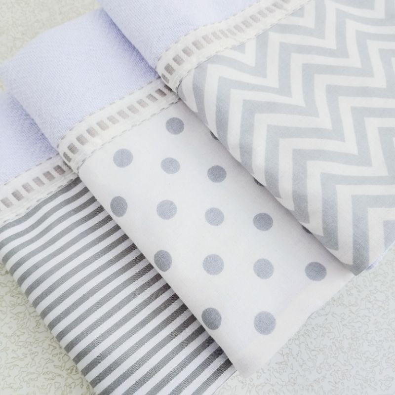 Panos de Prato Premium 100% Algodão – Kit com Cinza– Absorvente e Resistente em Oferta na Shopee