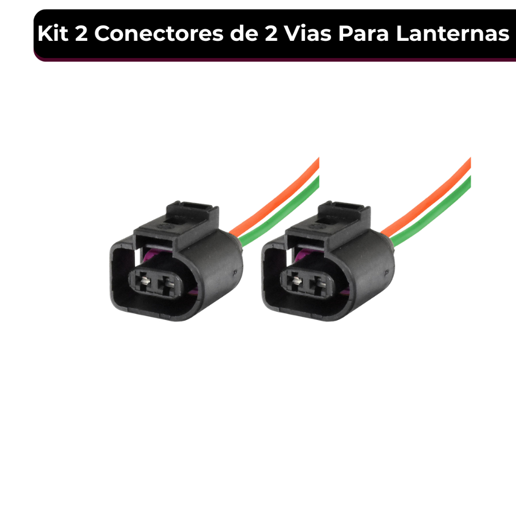 Kit 2/5/10 Chicotes 2 Vias Farol Gol Milha Lanterna Led Tapa Sol Scania Pisca Volvo FH Alternadores