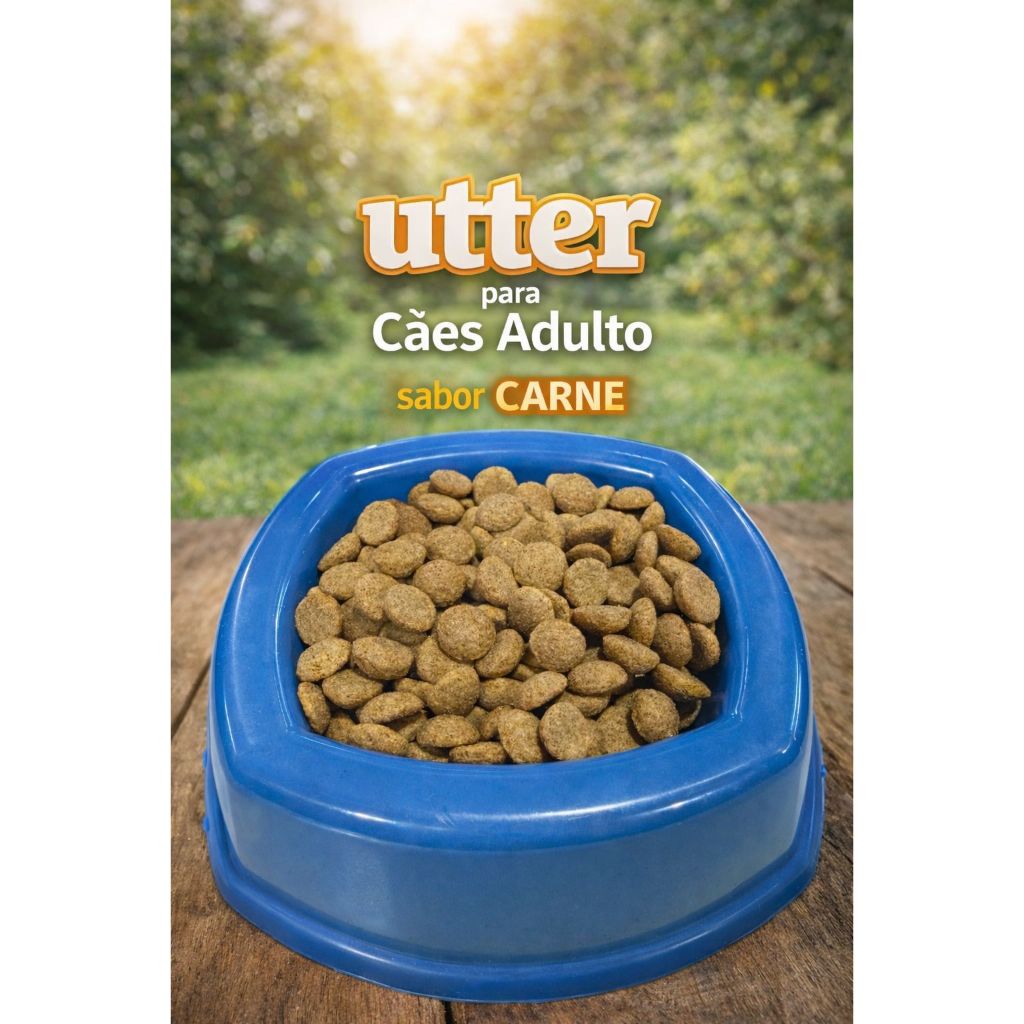 Ração Utter Cães Adultos Sabor Carne e Alta Qualidade 7Kg — imagem 2 de 2