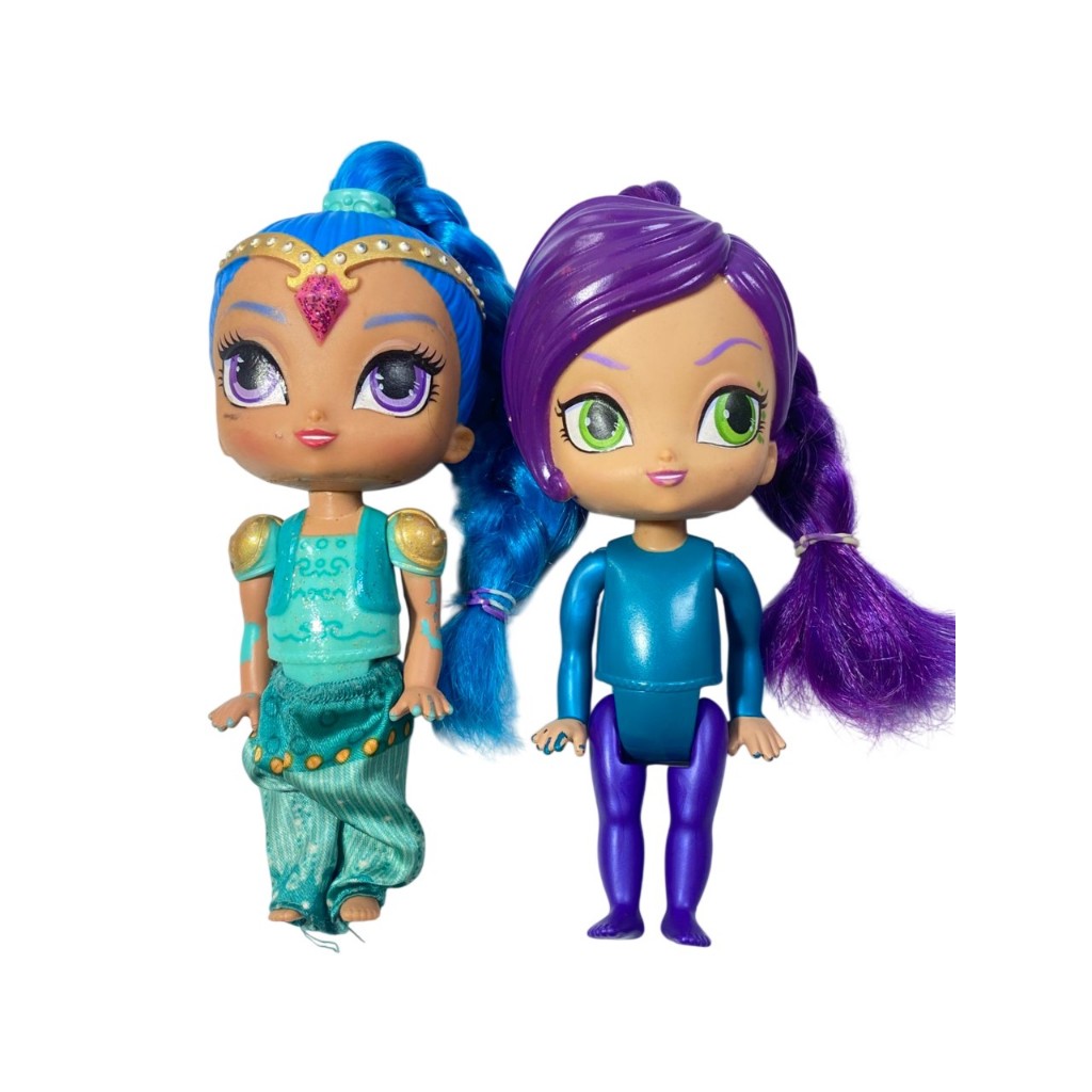 02 Bonecas Zeta E Shine Coleção Shimmer E Shine 15cm