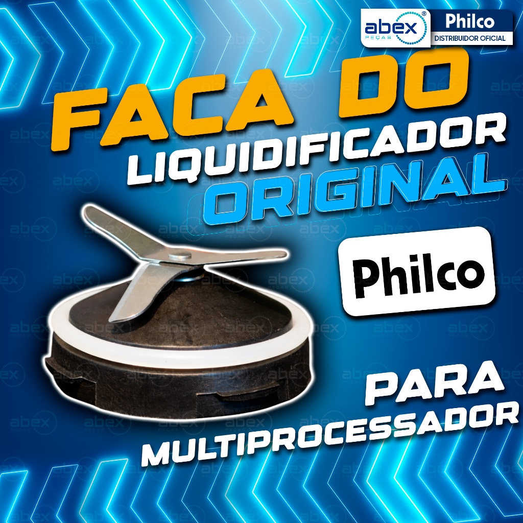 Conjunto Faca Lâmina Com Vedação Para Multiprocessador Philco All In One Citrus 781214 Original