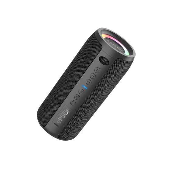Caixa De Som Bluetooth 5.2 Portátil 40w Rms Profissional Tws Potente Bass Grave Intenso Rgb Ipx6 À Prova D'água Com Cabo