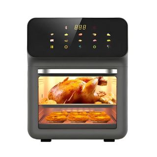 Fritadeira Elétrica Air Fryer FORNO LCK Preta/Inox