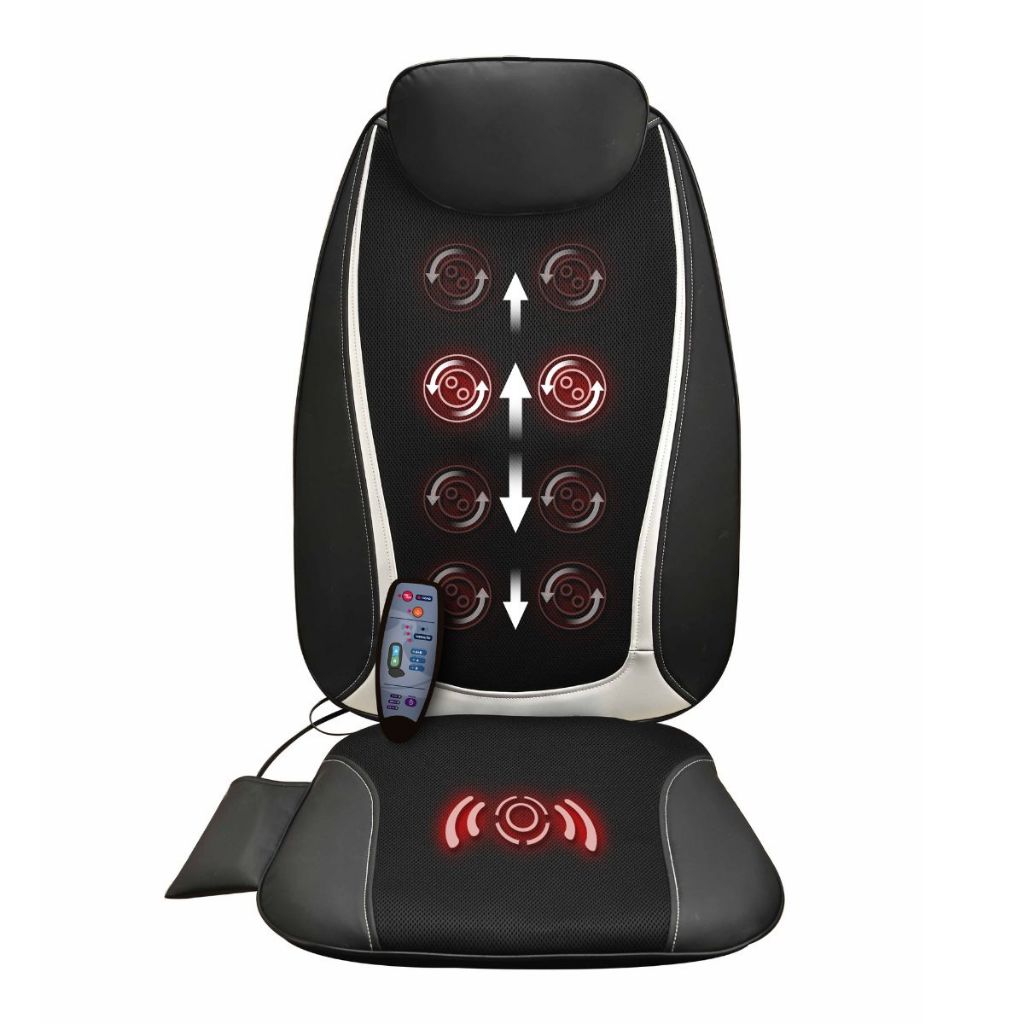 Assento Massagem R18 Shiatsu Com Aquecimento Elétrico Relaxmedic em Oferta na Shopee