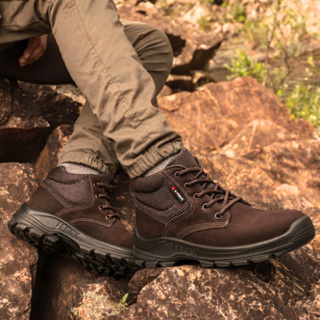 Coturno de Segurança Masculino Bracol Sola de Borracha em Oferta na Shopee