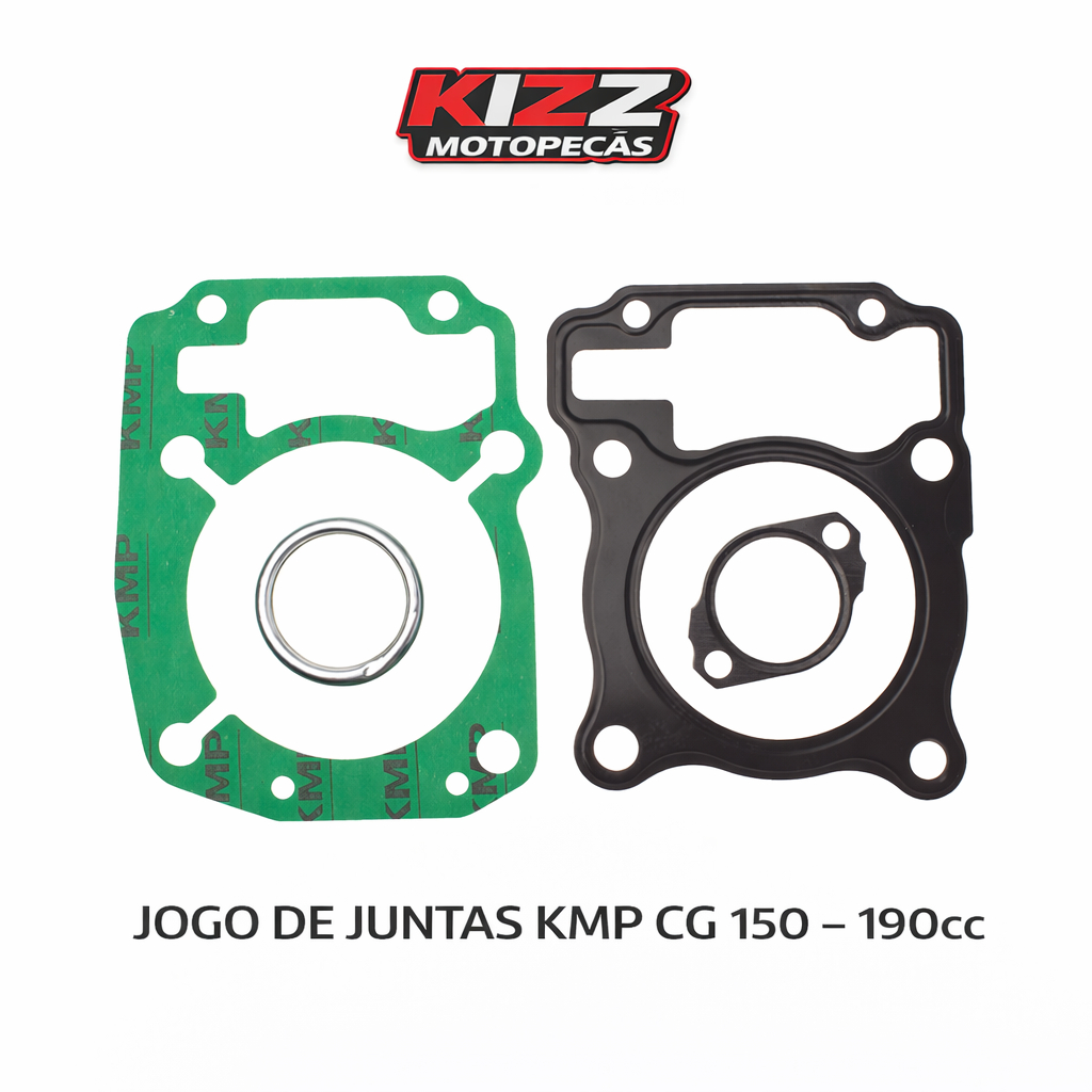 Imagem Jogo de Juntas KMP Kit A CG 150 p/ Motor 190cc Preparado