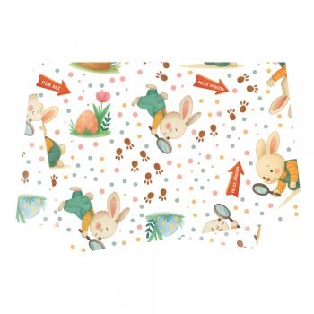 Papel de Seda Estampado Páscoa Caça aos Ovos 50,0 x 70,0cm, Xingó - 10/20/50 folhas. em Oferta na Shopee