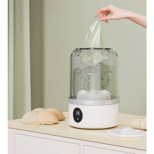 Mini Máquina De Lava Roupas Íntimas/Meias e Calcinha Com LED  Lavar direta sem fio 110V em Oferta na Shopee