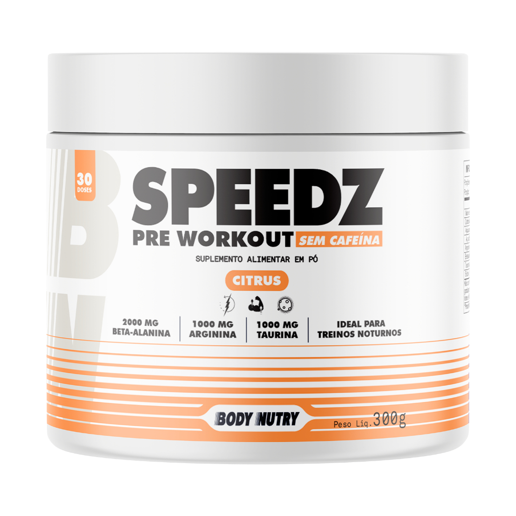 SpeedZ - Pré Treino sem Cafeína - Body Nutry Original em Oferta na Shopee