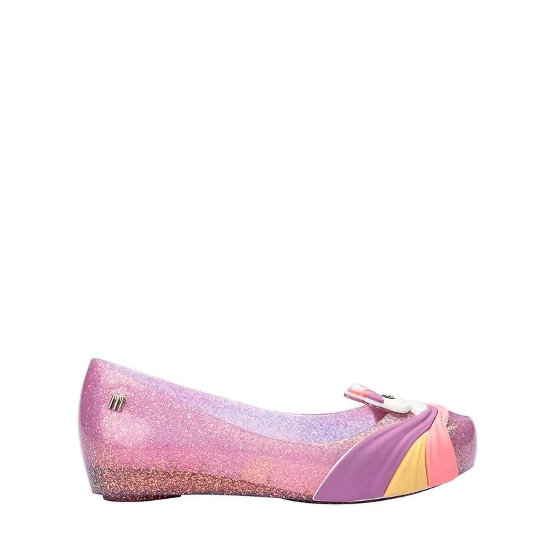 Sapatilha Mini Melissa Ultragirl - Lilás Glitter