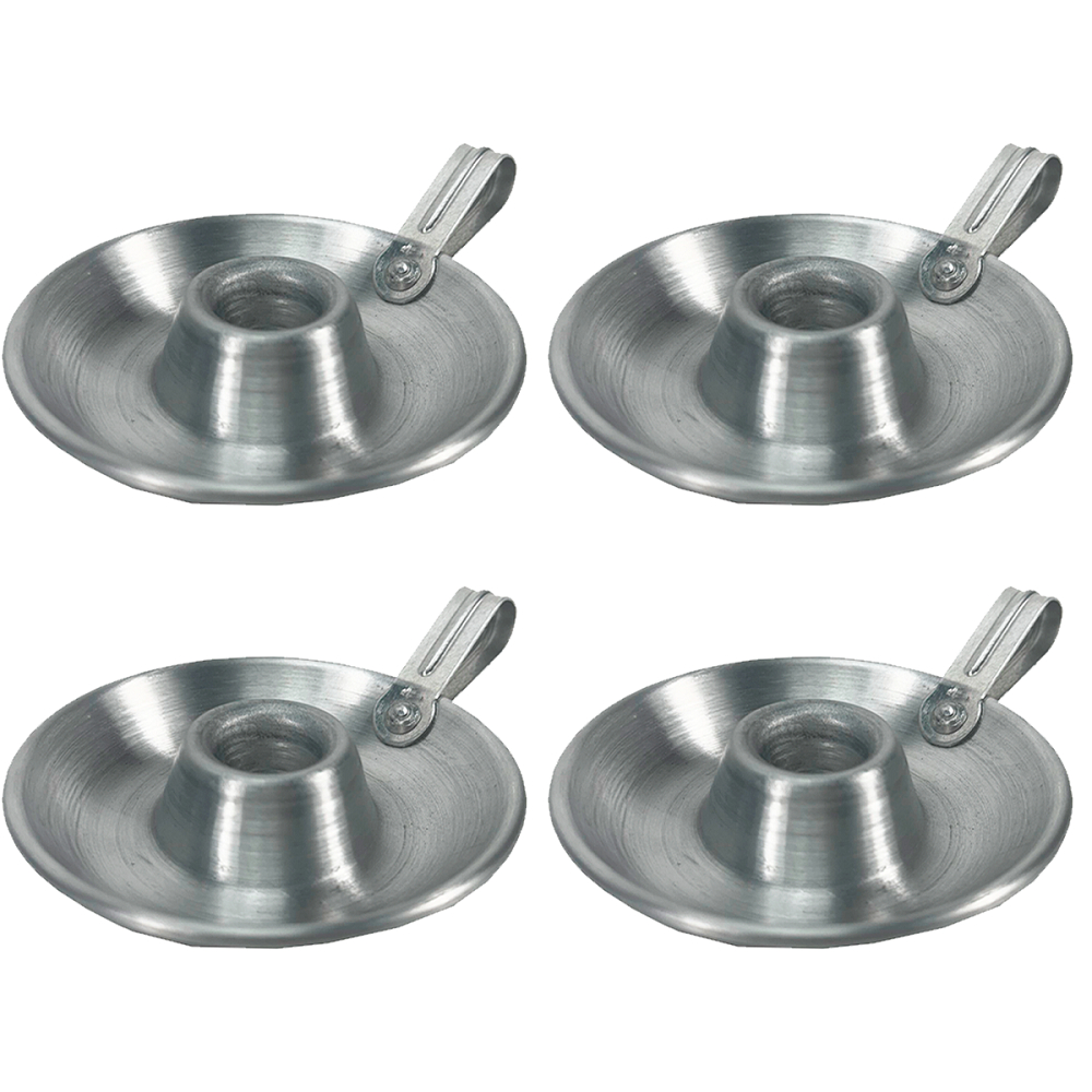 Kit Unidades Porta Velas Suporte Castiçal Alumínio Vela Palito