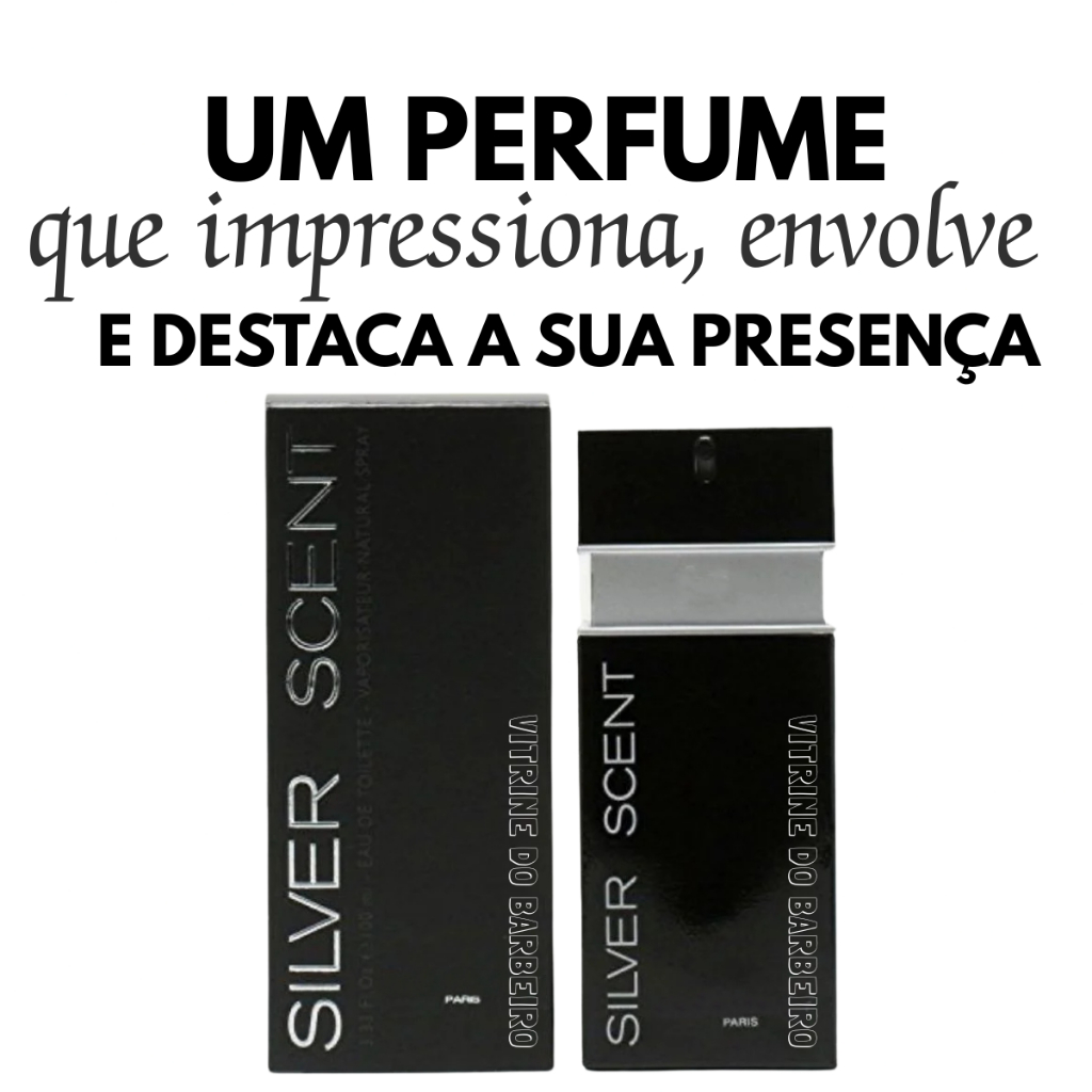 Silver Scent Perfume Masculino Eau De Toilette Clássico 100ml