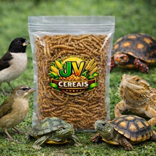 Tenébrio Desidratado (Petisco para roedores, hamster, aves e répteis) em Oferta na Shopee