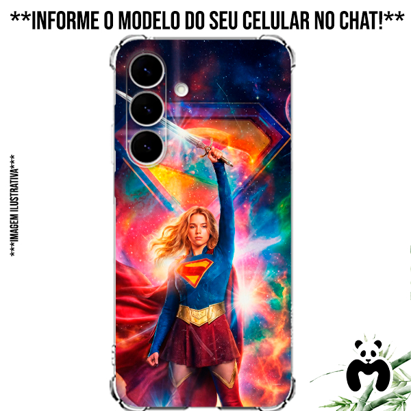 Capa Case Personalizada Celular Filme Super Girl Super Man Homem Kara Zor-E Krypton Herói