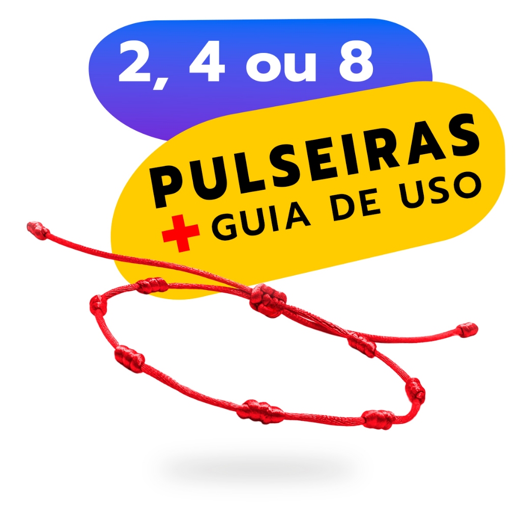 Kit 2, 4 ou 8 Pulseiras Kabballah 7 Nós Vermelha Original Delicada Para Sorte e Proteção em Oferta na Shopee