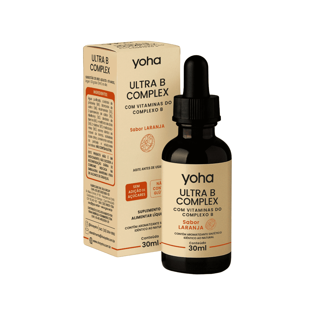 Ultra B Complex Laranja 30ml - Yoha